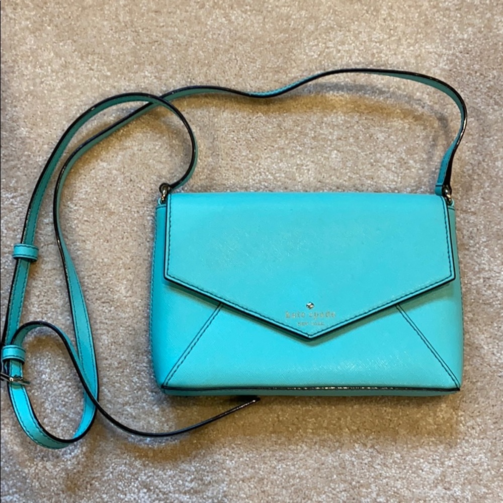 Kate Spade Turquoise cross body bag
